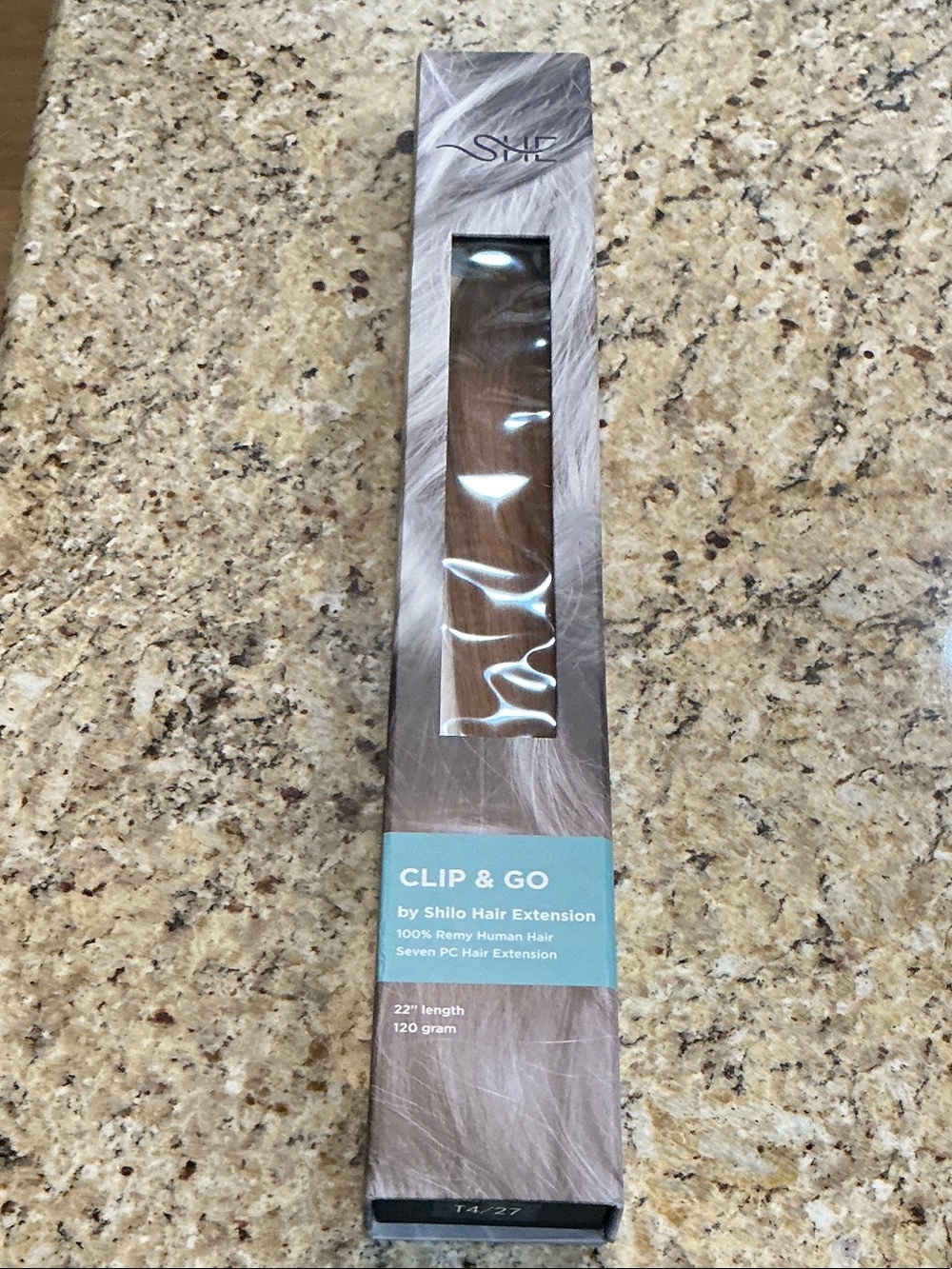 Clip & Go 22" Remy Human Hair Clip-In Extensions by Shilo - Brown (T4/27)